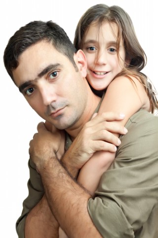 portrait head shot of John and his daughter, a Centerforce client